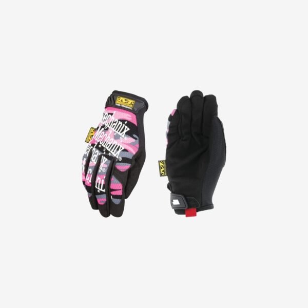 Mechanix Wear: The Original Women’s Pink Work Gloves with Secure Fit, Flexible Grip for Multi-Purpose Use, Durable Touchscreen Tactical Gloves for Women (Pink Camouflage, Women's Large)