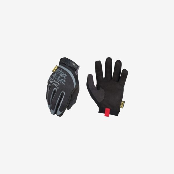 Mechanix Wear: Utility Work Gloves with Secure Fit, Touchscreen Capable, High Dexterity, Synthetic Leather Glove for Multi-purpose Use, Work Gloves for Men, Black (Black, X-Large)