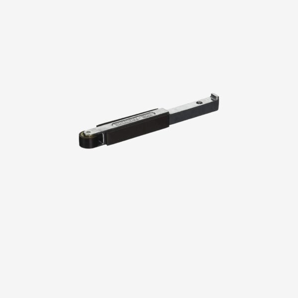 Dynabrade (11203) Contact Arm Assembly | 5/8" Diameter x 3/8" Wide, Rubber Wheel, with 1/2" (13 mm) Wide Platen | For 1/2" (13 mm) Wide x 18" (457 mm) Long Belts